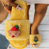 Xajzpa - Casual Living Patchwork Round Keep Warm Comfortable Shoes Yellow Style 4 / 6