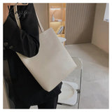 Xajzpa - Casual Women Shoulder Bag Pu Leather Tote Handbag Female Shopping Bags Soft Lady Purse