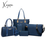 Xajzpa - Chinese Style Floral Printing Women Handbags Shoulder Bags Set Female Practical Composite