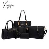 Xajzpa - Chinese Style Floral Printing Women Handbags Shoulder Bags Set Female Practical Composite