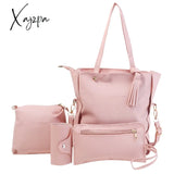 Xajzpa - Chinese Style Floral Printing Women Handbags Shoulder Bags Set Female Practical Composite