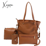 Xajzpa - Chinese Style Floral Printing Women Handbags Shoulder Bags Set Female Practical Composite