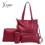 Xajzpa - Chinese Style Floral Printing Women Handbags Shoulder Bags Set Female Practical Composite