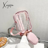 Xajzpa - Clear Crossbody Bag With Coin Purse Trendy Pvc Square Outdoor Travel Beach Shoulder Women