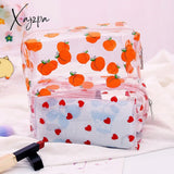 Xajzpa - Clear Makeup Bag Fashion Transparent Travel Portable Mini Wash Storage Bags Strawberry