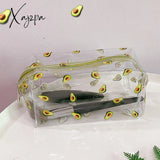 Xajzpa - Clear Makeup Bag Fashion Transparent Travel Portable Mini Wash Storage Bags Strawberry