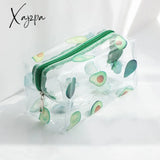 Xajzpa - Clear Makeup Bag Fashion Transparent Travel Portable Mini Wash Storage Bags Strawberry