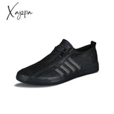 Xajzpa - Comfortable Fashion Casual Male Shoes Men Leather Sneakers For Adult Men Loafers Moccasins