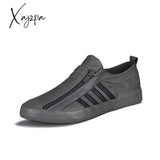 Xajzpa - Comfortable Fashion Casual Male Shoes Men Leather Sneakers For Adult Men Loafers Moccasins