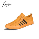 Xajzpa - Comfortable Fashion Casual Male Shoes Men Leather Sneakers For Adult Men Loafers Moccasins