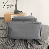 Xajzpa - Cool Male Travel Female Solid Color New Backpack Lady Men Laptop Women Student Bag Boy