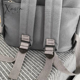 Xajzpa - Cool Male Travel Female Solid Color New Backpack Lady Men Laptop Women Student Bag Boy