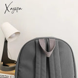 Xajzpa - Cool Male Travel Female Solid Color New Backpack Lady Men Laptop Women Student Bag Boy