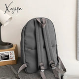 Xajzpa - Cool Male Travel Female Solid Color New Backpack Lady Men Laptop Women Student Bag Boy