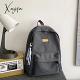 Xajzpa - Cool Male Travel Female Solid Color New Backpack Lady Men Laptop Women Student Bag Boy