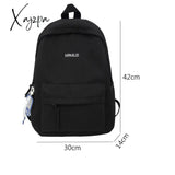 Xajzpa - Cool Male Travel Female Solid Color New Backpack Lady Men Laptop Women Student Bag Boy