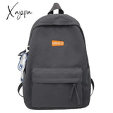 Xajzpa - Cool Male Travel Female Solid Color New Backpack Lady Men Laptop Women Student Bag Boy