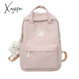 Xajzpa - Cool Student Female Fashion Backpack Waterproof Cute Women School Bag Lady Laptop White