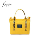 Xajzpa - Cotton Canvas Tote Shopping Bag Lady Big Capacity Pockets Girl Messenger School Books