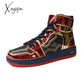 Xajzpa - Couple Fashion High Top Sneakers Men Women Classic Multicolor Casual Shoes Spring Autumn