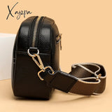 Xajzpa - Cowhide Bag New Leather Soft Zero Wallet Fashion Versatile Messenger Crossbody Bags For