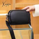 Xajzpa - Cowhide Bag Spring And Summer New Women’s Leather Backpack Soft Messenger Broadband