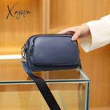 Xajzpa - Cowhide Bag Spring And Summer New Women’s Leather Backpack Soft Messenger Broadband