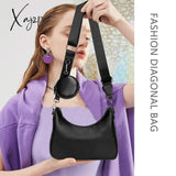 Xajzpa - Crossbody Hobo Handbags For Women Multipurpose Soft Shoulder Bag Luxury Designer Purses