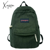 Xajzpa - Cute Corduroy Fashion Woman Backpack Schoolbag For Teenage Girls Men Harajuku Female