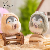Xajzpa - Cute Penguin Doll Keys Keychain Girls Cartoon Car Keyring Kawaii Women Bag Accessories