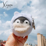 Xajzpa - Cute Penguin Doll Keys Keychain Girls Cartoon Car Keyring Kawaii Women Bag Accessories