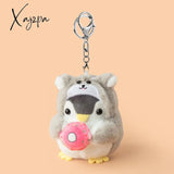 Xajzpa - Cute Penguin Doll Keys Keychain Girls Cartoon Car Keyring Kawaii Women Bag Accessories