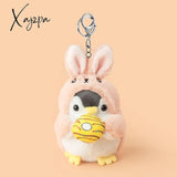 Xajzpa - Cute Penguin Doll Keys Keychain Girls Cartoon Car Keyring Kawaii Women Bag Accessories