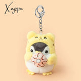 Xajzpa - Cute Penguin Doll Keys Keychain Girls Cartoon Car Keyring Kawaii Women Bag Accessories
