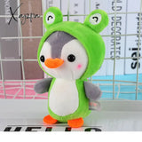 Xajzpa - Cute Penguin Doll Keys Keychain Girls Cartoon Car Keyring Kawaii Women Bag Accessories
