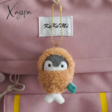 Xajzpa - Cute Penguin Doll Keys Keychain Girls Cartoon Car Keyring Kawaii Women Bag Accessories