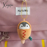 Xajzpa - Cute Penguin Doll Keys Keychain Girls Cartoon Car Keyring Kawaii Women Bag Accessories
