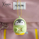 Xajzpa - Cute Penguin Doll Keys Keychain Girls Cartoon Car Keyring Kawaii Women Bag Accessories
