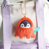 Xajzpa - Cute Penguin Doll Keys Keychain Girls Cartoon Car Keyring Kawaii Women Bag Accessories
