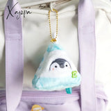 Xajzpa - Cute Penguin Doll Keys Keychain Girls Cartoon Car Keyring Kawaii Women Bag Accessories