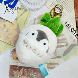 Xajzpa - Cute Penguin Doll Keys Keychain Girls Cartoon Car Keyring Kawaii Women Bag Accessories