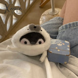 Xajzpa - Cute Penguin Doll Keys Keychain Girls Cartoon Car Keyring Kawaii Women Bag Accessories