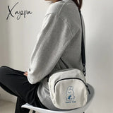 Xajzpa - Cute Rabbit Canvas Women Small Crossbody Bag Casual Student Girls Messenger Bags Vintage