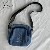 Xajzpa - Cute Rabbit Canvas Women Small Crossbody Bag Casual Student Girls Messenger Bags Vintage