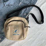 Xajzpa - Cute Rabbit Canvas Women Small Crossbody Bag Casual Student Girls Messenger Bags Vintage