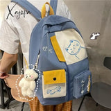 Xajzpa - Cute Schoolbag Female Junior High School Student Korean Version Harajuku Ulzzang College