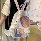 Xajzpa - Cute Schoolbag Female Junior High School Student Korean Version Harajuku Ulzzang College