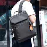 Xajzpa - Designer Black Backpack for Business Urban Man Backpack High Quality Waterproof Men's Laptop Luxury Brand Backpack