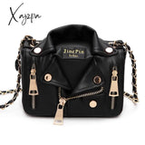 Xajzpa - Designer Chain Bags Women Clothing Shoulder Rivet Jacket Messenger Bag Leather Luxury