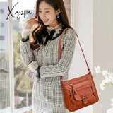 Xajzpa - Designer Handbag Women Shoulder Bag Pu Leather Crossbody Messenger High Quality Tote For